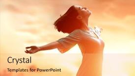  Presentation with girl scouts explorer summer - Amazing theme having girl is happy summer sun backdrop and a yellow colored foreground