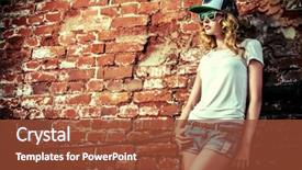  Presentation with youth - Theme featuring christmas party dinner menu dessert background and a violet colored foreground.