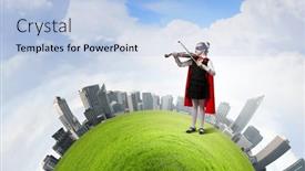  Presentation with super girl - 