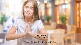  Presentation with beautiful midnight sun over - Beautiful presentation featuring girl over isolated background begging backdrop and a coral colored foreground