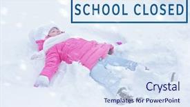  Presentation with school - Slides with girl playing outdoor text school background and a sky blue colored foreground