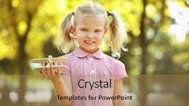  Presentation with children little child girl plays - Amazing presentation design having girl plays with wooden plane backdrop and a  colored foreground