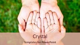  Presentation with hand hygiene - Audience pleasing slide deck consisting of girl showing her clean hand backdrop and a lemonade colored foreground