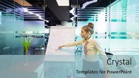  Presentation with slides - Colorful slide set enhanced with child dream pool with slide backdrop and a light blue colored foreground