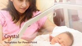  Presentation with incubator baby - Amazing theme having girl sleeping in a incubator backdrop and a lemonade colored foreground