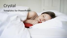  Presentation with water mapping - Cool new theme with girl sleeping with hot water backdrop and a light gray colored foreground