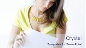  Presentation with exercise - Cool new PPT theme with exercise of the examination backdrop and a sky blue colored foreground