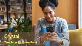  Presentation with happy young student girl holding - Amazing theme having girl studying at the library backdrop and a tawny brown colored foreground