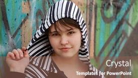  Presentation with ukraine - Cool new presentation with girl-teenager-kiev-ukraine backdrop and a violet colored foreground