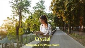  Presentation with smiling little girl - Presentation having girl tourist analyzing city map background and a tawny brown colored foreground