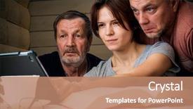  Presentation with hypertension at a young age - Presentation theme having good old days - elderly man middle-aged man background and a coral colored foreground