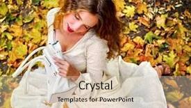  Presentation with fall down - Cool new presentation with girl with long wave backdrop and a lemonade colored foreground