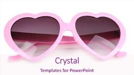  Presentation with pink white - Cool new presentation theme with esthetic - close-up portrait of a toyng backdrop and a lemonade colored foreground