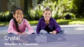  Presentation with 50 years - Amazing PPT theme having curved steel of the window in thai temple backdrop and a light gray colored foreground