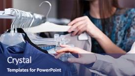  Presentation with close up baby girl knitted - Colorful slide set enhanced with patient files with hpv backdrop and a light blue colored foreground