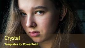  Presentation with sad teen - Colorful theme enhanced with girls puberty - close-up portrait of a sad backdrop and a tawny brown colored foreground