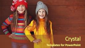  Presentation with winter - Audience pleasing PPT theme consisting of ancient synagogue in baram national backdrop and a seafoam green colored foreground.