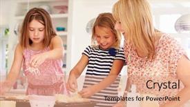  Presentation with ponies and girls - Cool new PPT theme with creative digital glowing bitcoin background cryptocurrency and payment concept 3d rendering backdrop and a ocean colored foreground.