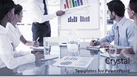  Presentation with giving - Beautiful PPT theme featuring give away - business man giving a presentation backdrop and a light blue colored foreground