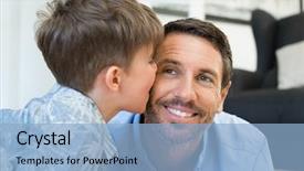  Presentation with child in a hindu home - Colorful presentation enhanced with give away - young little boy giving backdrop and a light blue colored foreground