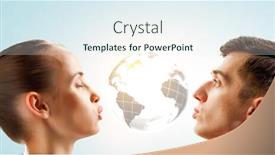  Presentation with give - Beautiful PPT layouts featuring give-me-a-kiss-mixed backdrop and a sky blue colored foreground