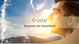  Presentation with kiss - Beautiful slides featuring give-me-a-kiss-mixed backdrop and a blonde colored foreground