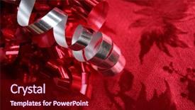  Presentation with holiday - Theme enhanced with give thanks - elegant holiday present background and a wine colored foreground