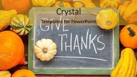  Presentation with give thanks - Presentation theme with give thanks - thanksgiving concept - words background and a gold colored foreground