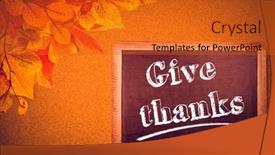  Presentation with give thanks - 