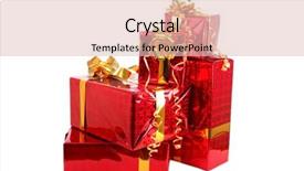  Presentation with islamic decorations decoration and motif - Presentation with giveaway - christmas tree decorations santa gifts background and a lemonade colored foreground