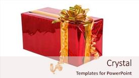  Presentation with christmas tree - Presentation theme with giveaway - christmas tree decorations santa gifts background and a lemonade colored foreground