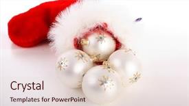  Presentation with christmas tree - Slide set having giveaway - christmas tree decorations santa gifts background and a lemonade colored foreground