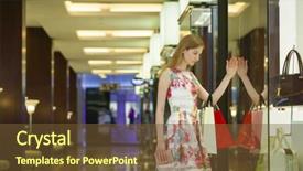  Presentation with woman pushing shopping trolley - Beautiful theme featuring giveaway - shopping young beautiful blonde woman backdrop and a tawny brown colored foreground