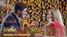  Presentation with wedding ring - PPT layouts having gives a wedding ring gift background and a  colored foreground