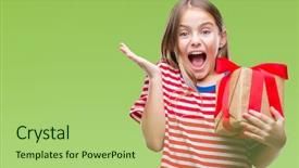  Presentation with beautiful reof christmas season - Colorful PPT theme enhanced with giving christmas or valentine gift backdrop and a  colored foreground