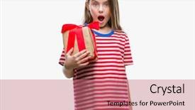  Presentation with beautiful reof christmas season - Slides featuring giving christmas or valentine gift background and a  colored foreground