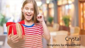  Presentation with beautiful reof christmas season - PPT theme enhanced with giving christmas or valentine gift background and a coral colored foreground