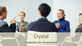  Presentation with issue - Beautiful presentation featuring counselling to mental health patient backdrop and a cream colored foreground