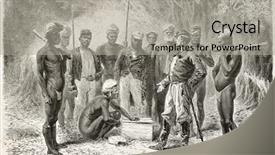  Presentation with gifts - Slide deck with giving gifts to new caledonia background and a light gray colored foreground