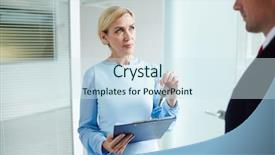  Presentation with apartment - Theme enhanced with giving key to new tenant background and a sky blue colored foreground