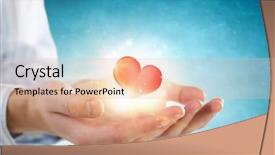  Presentation with giving - Cool new theme with giving love and care backdrop and a lemonade colored foreground