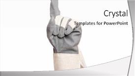  Presentation with industry - Amazing theme having giving the number one sign backdrop and a white colored foreground