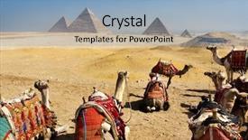  Presentation with cairo - Colorful PPT layouts enhanced with giza pyramids cairo egypt backdrop and a light blue colored foreground