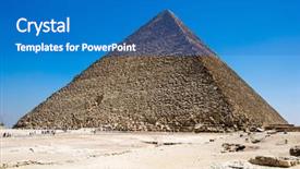  Presentation with cairo - Cool new presentation theme with gizi - pyramids with a beautiful sky backdrop and a teal colored foreground