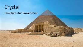  Presentation with cairo - Theme enhanced with gizi - pyramids with a beautiful sky background and a light blue colored foreground