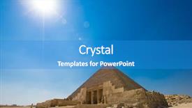 Presentation with cairo - Audience pleasing theme consisting of gizi - pyramids with a beautiful sky backdrop and a teal colored foreground