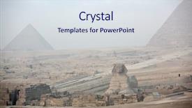  Presentation with cairo - Cool new presentation with gizi - sphinx at giza and ancient backdrop and a sky blue colored foreground