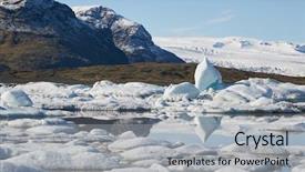  Presentation with lake sebu philippines - Presentation design consisting of glacial lake in fjallsarlon iceland background and a light gray colored foreground