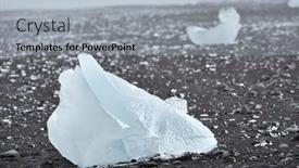  Presentation with iceberg - Slides having glacial-lake-in-jokulsarlon-iceland background and a light gray colored foreground