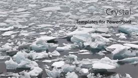  Presentation with iceland - PPT theme with glacial-lake-in-jokulsarlon-iceland background and a  colored foreground